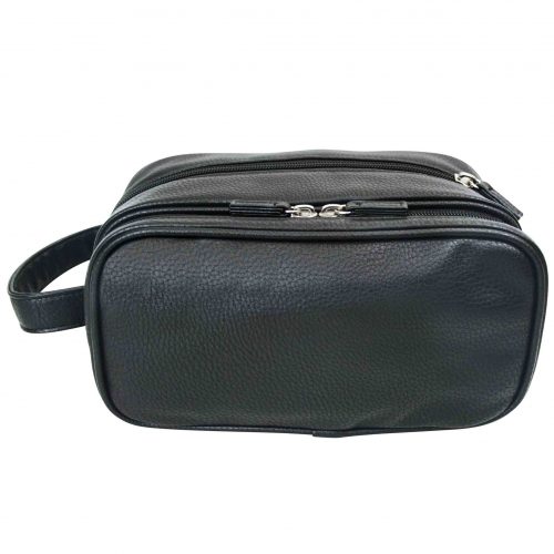 Mister deluxe black double zip wash bag - Wicked Sista | Cosmetic Bags ...