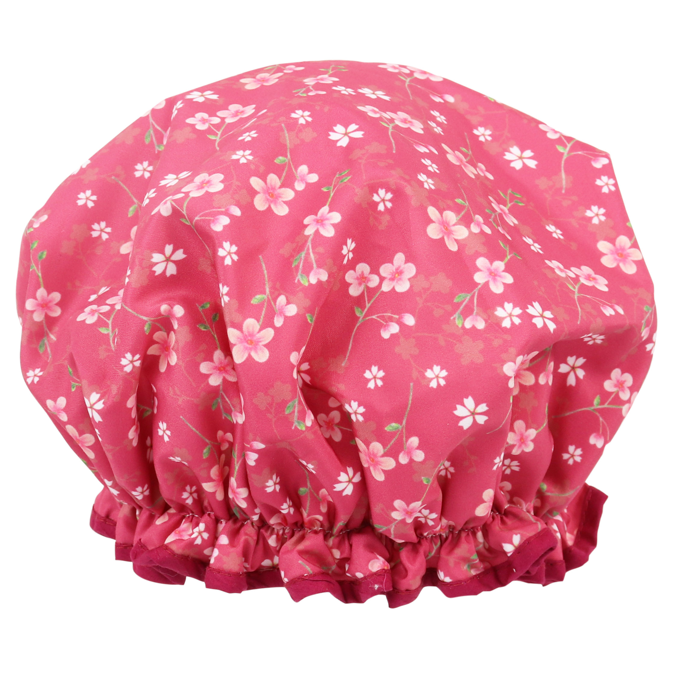floral shower cap