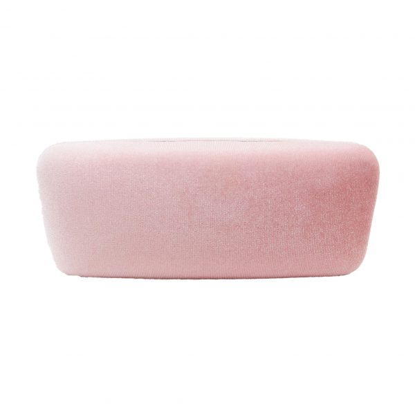 Pink velvet eyewear case