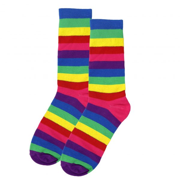 Rainbow fun socks - Wicked Sista | Cosmetic Bags, Jewellery, Hair ...