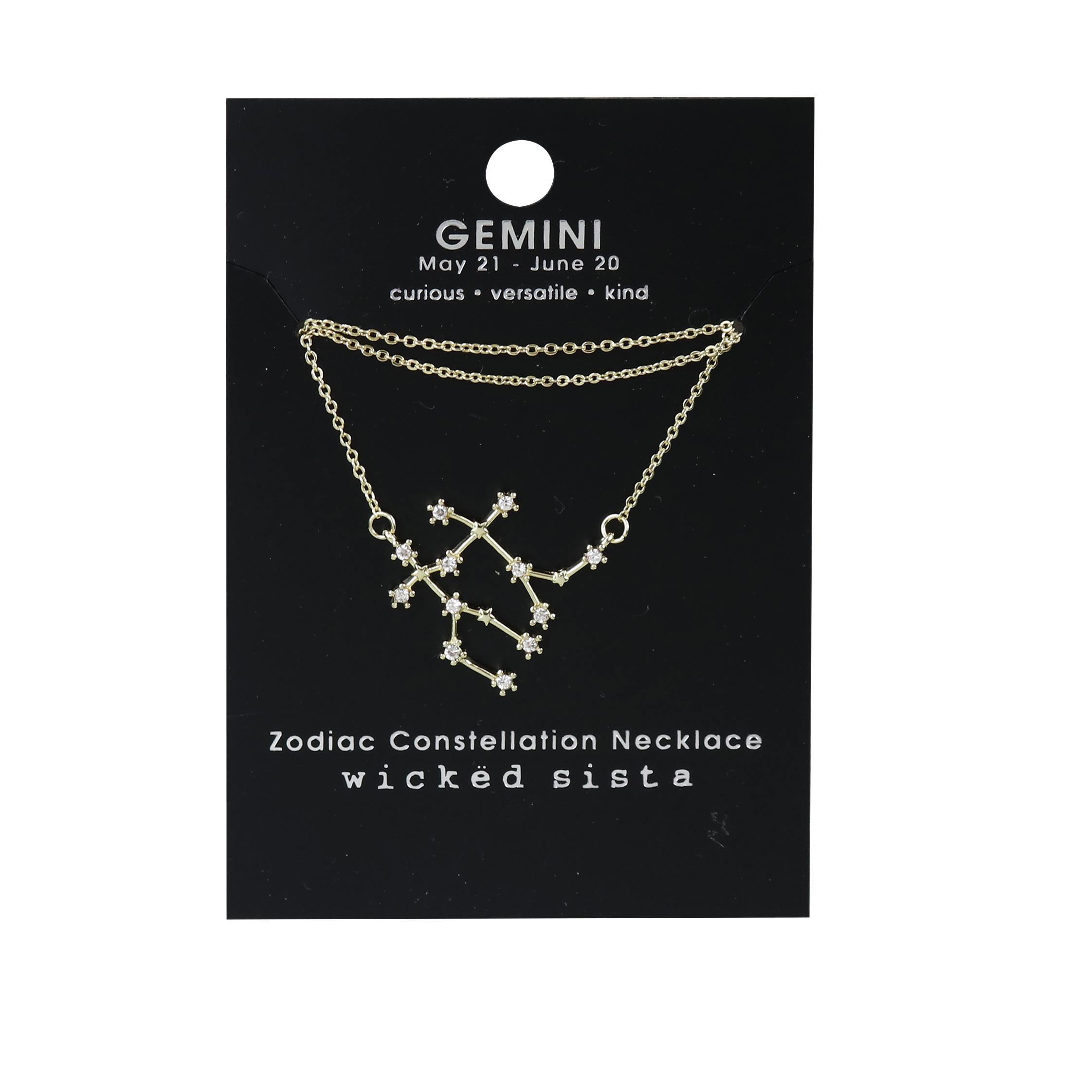 Buy Antiquestreet Necklace Customize Gemini zodiac Pendant Necklace Girl  Women at Amazon.in