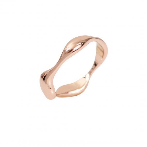 Modern squiggle ring rose gold - Wicked Sista | Cosmetic Bags ...