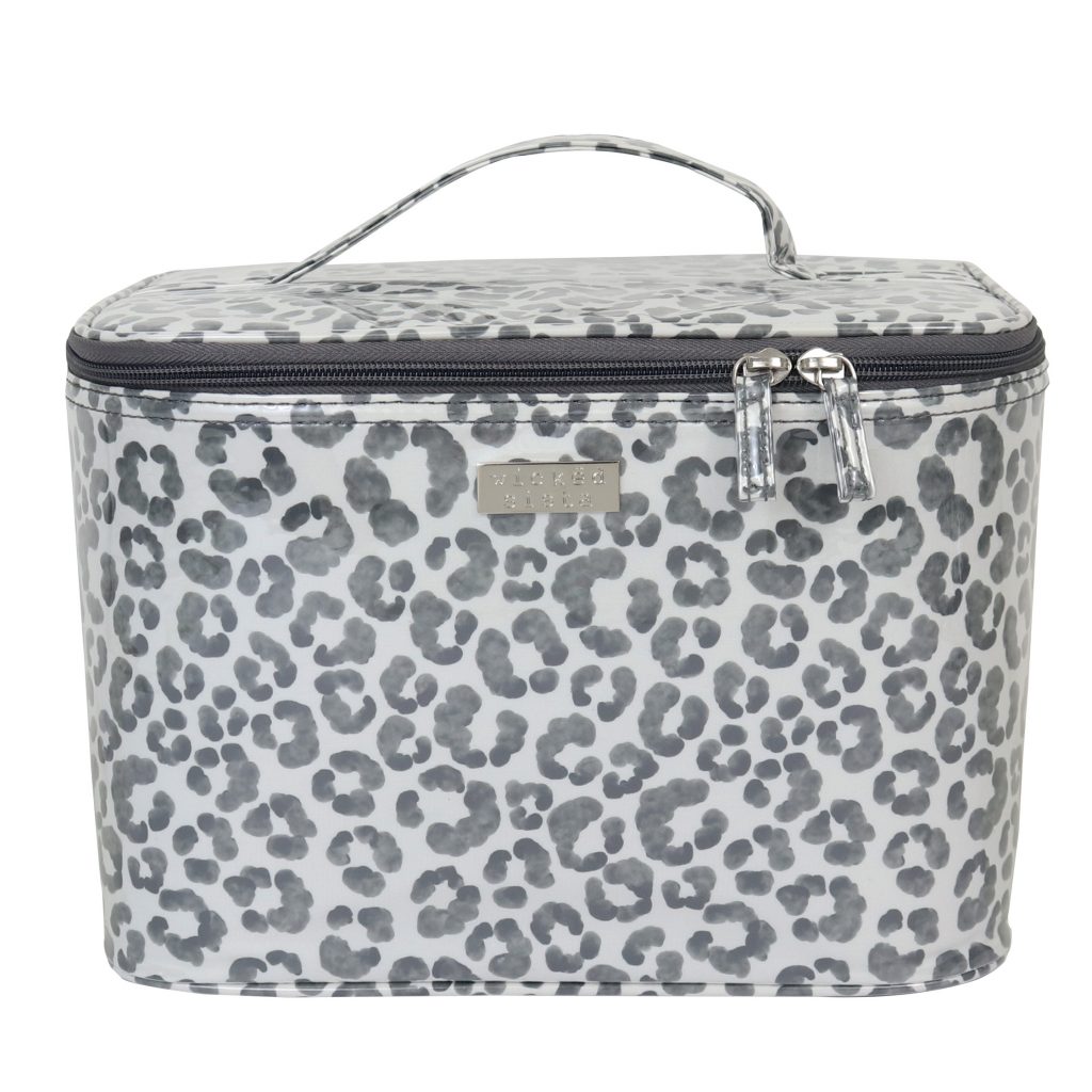 Watercolour leopard large beauty case - Wicked Sista | Cosmetic Bags ...