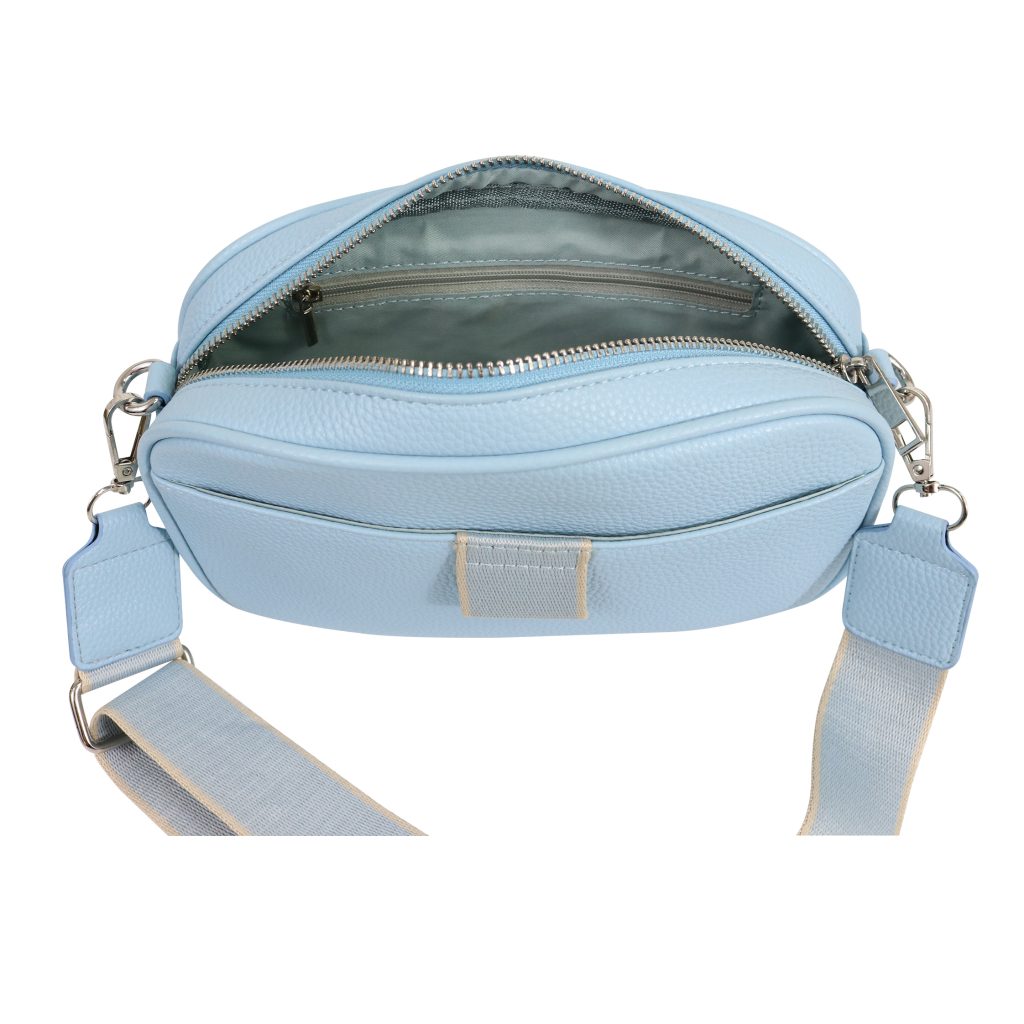 Sky blue cross body bag - Wicked Sista | Cosmetic Bags, Jewellery, Hair ...