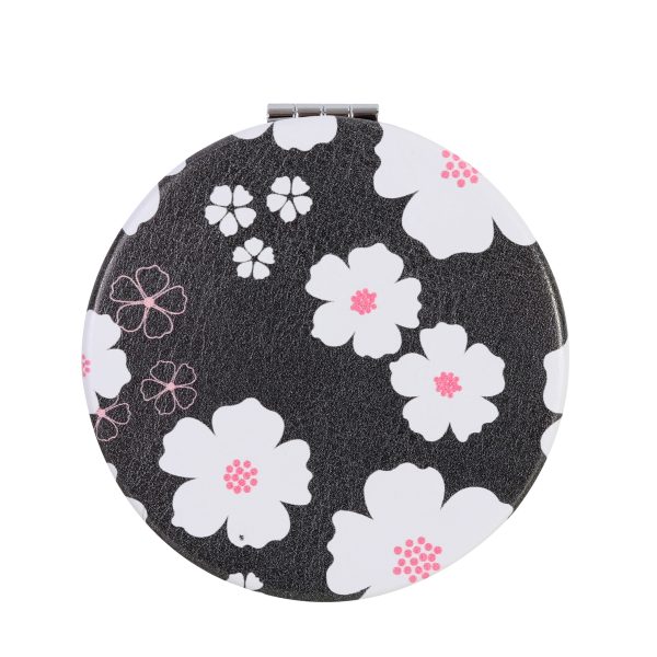 Blissful blooms compact mirror