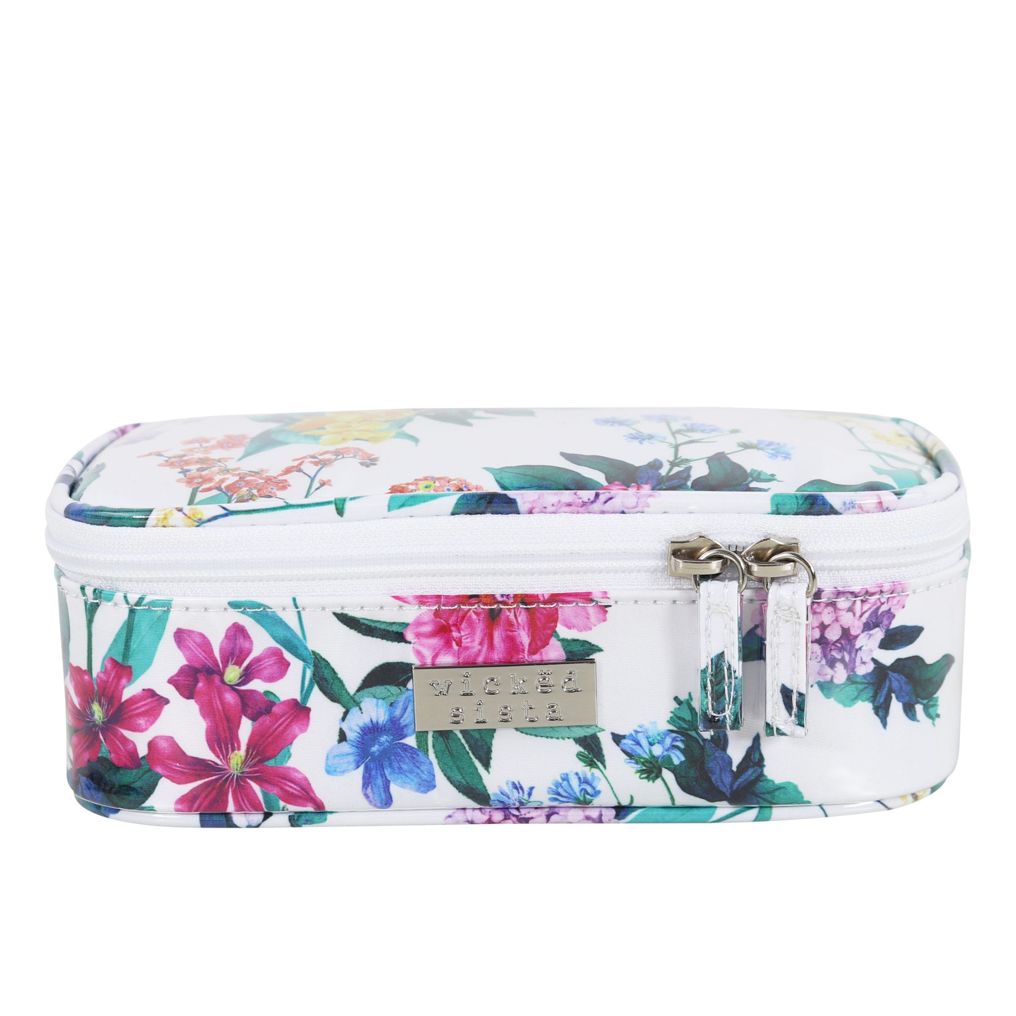 Blooming botanicals rectangle brush bag - Wicked Sista | Cosmetic Bags ...