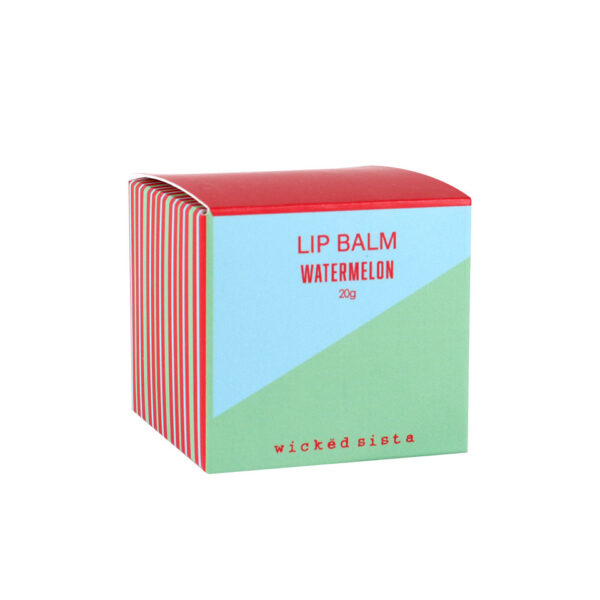 Watermelon colour block lip balm