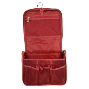 Premium red travel bag with hook - Image 2