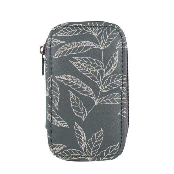 Leaf lines zipper manicure set