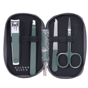 Leaf lines zipper manicure set - Image 2